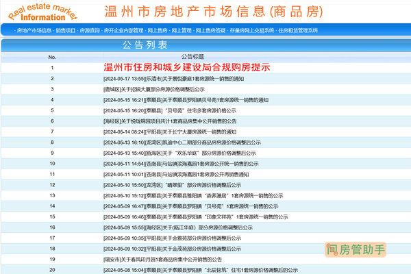 温州房管网查询官网入口