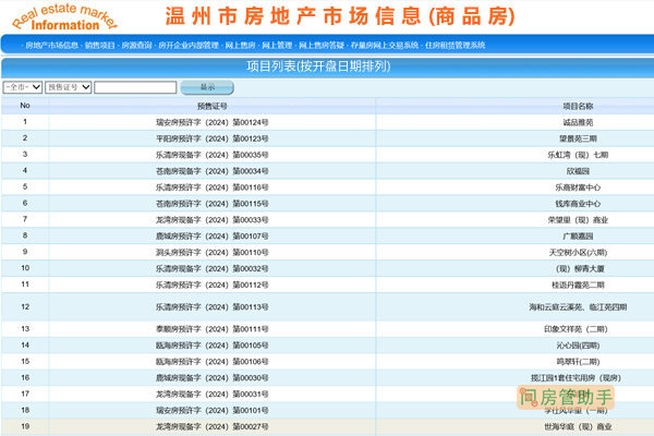 温州商品房网上备案查询网