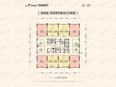 碧桂园学府壹号首座1室1厅1卫户型图