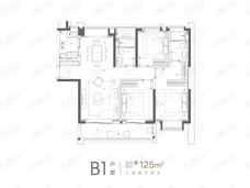 首创天阅一江源3室2厅2卫户型图