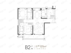 首创天阅一江源3室2厅2卫户型图