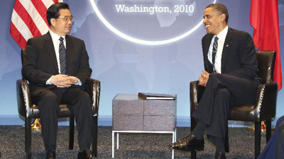 Hu, Obama meet on bilateral ties