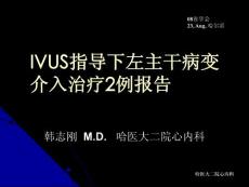 IVUS指导下左主干病变介入治疗2例报告_韩志刚