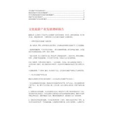 旅游产业发展分析报告【精品】3