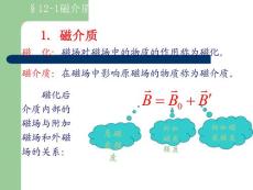 大学物理—磁场中的磁介质