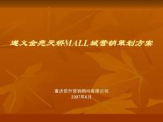 金苑天娇MALL城营销策划方案