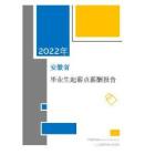 2022年薪酬报告系列之安徽省地区毕业生薪酬报告起薪点调查