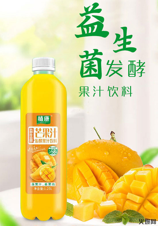 植康益生菌发酵果汁 植康益生菌发酵果汁