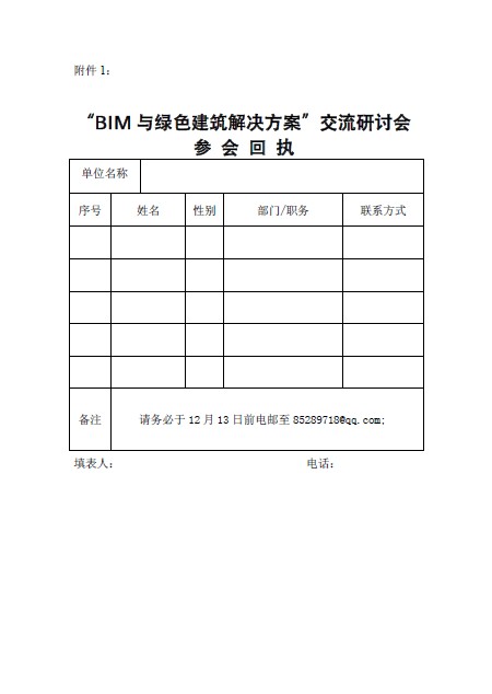 （渝设协字[2013]第37号）《关于举办“BIM与绿色建筑解决方案”交流研讨会的通知》