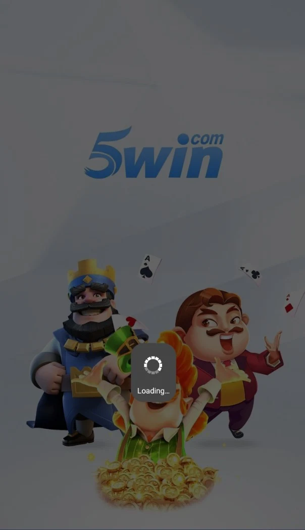 5win App Android: splash screen do APK 2.4.69 (4,55 MB) após autorizar instalação de fontes desconhecidas