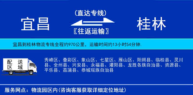 宜昌到桂林物流公司