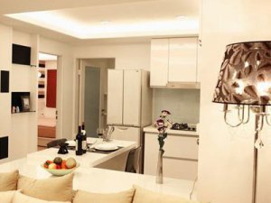 黑白时尚 单身男100平现代简约风