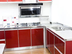 彩色不锈钢橱柜