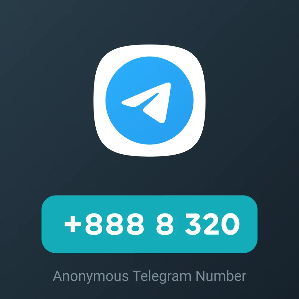 Telegram anonymous number card