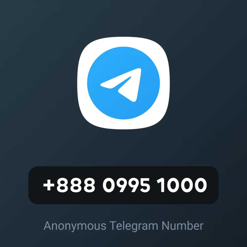 Telegram anonymous number card