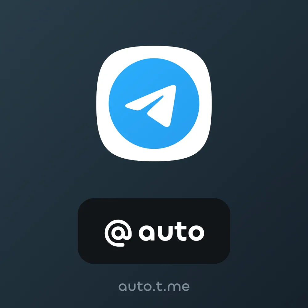 Telegram username card