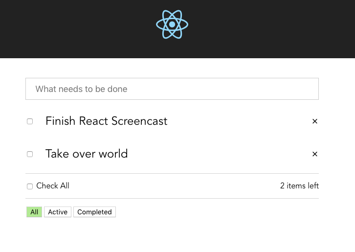 React Todo App