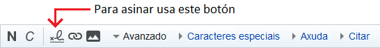 Wikipedia:Asine as súas mensaxes nas páxinas de conversa