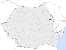 Location of Vaslui