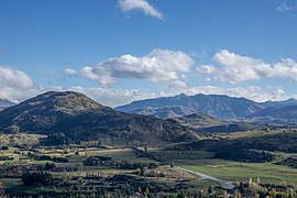 Podeželska scena blizu Queenstowna