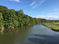 The Patuxent River forms the eastern boundary of Marlboro Meadows