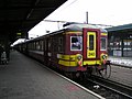 Commuter train in Sint-Pieters train station