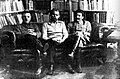 Stalin, Gorky and Kliment Voroshilov, 1931