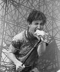 Trent Reznor auf dem Lollapalooza 1991