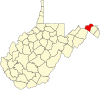 State map highlighting Morgan County