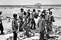 Miloň Novotný, Kopání zákopů na Playa Larga, Kuba, 1962