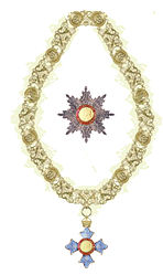 Collar, badge and Star of a Knight or Dame Grand Cross of the Order