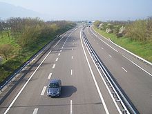 L'autoroute A49 en direction de Valence