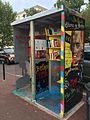 Public bookcase in Bastia, 2016