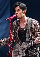 Jay Chou performing