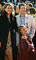 Sean Astin with wife Christine and daughter Alexandra in Wellington, (New Zealand), 2003