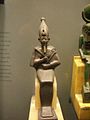 Small bronze statuary usage with the hedjet, white crown