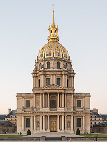 Photo représentant le dôme des invalides.