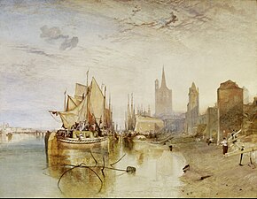 J. M. W. Turner, Cologne, the Arrival of a Packet Boat in the Evening, 1826[300]