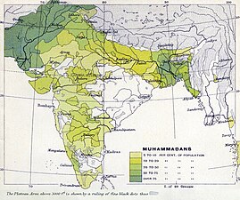 1909 نسبة المسلمين.