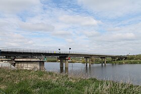 Pont de Cran vu de la rive gauche.