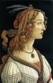 Sandro Botticelli, Ideaalbeeld van een vrouw, 1480-85