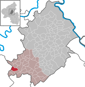 Poziția localității Büchenbeuren