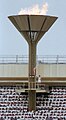 Olympic cauldron at Moscow 1980.