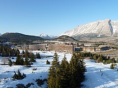 Domaine skiable du Dévoluy.