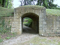 Un des trois « tunnels » piéton du parc