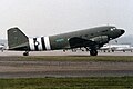 C-47 avec marquages de l'USAAF, Rotterdam, 1985