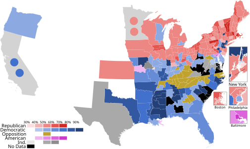 District results by vote share