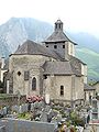 L'église Saint-Martin, vue du cimetière.