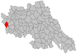 Moțca – Mappa