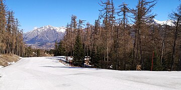 La station de ski en mars 2019.